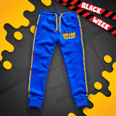 SPODNIE *PREMIUM* Z PASKAMI WOJAN TEAM - NIEBIESKIE