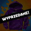 BLUZA *FULL WZÓR* MIASTO WOJANOWICE - FIOLETOWA