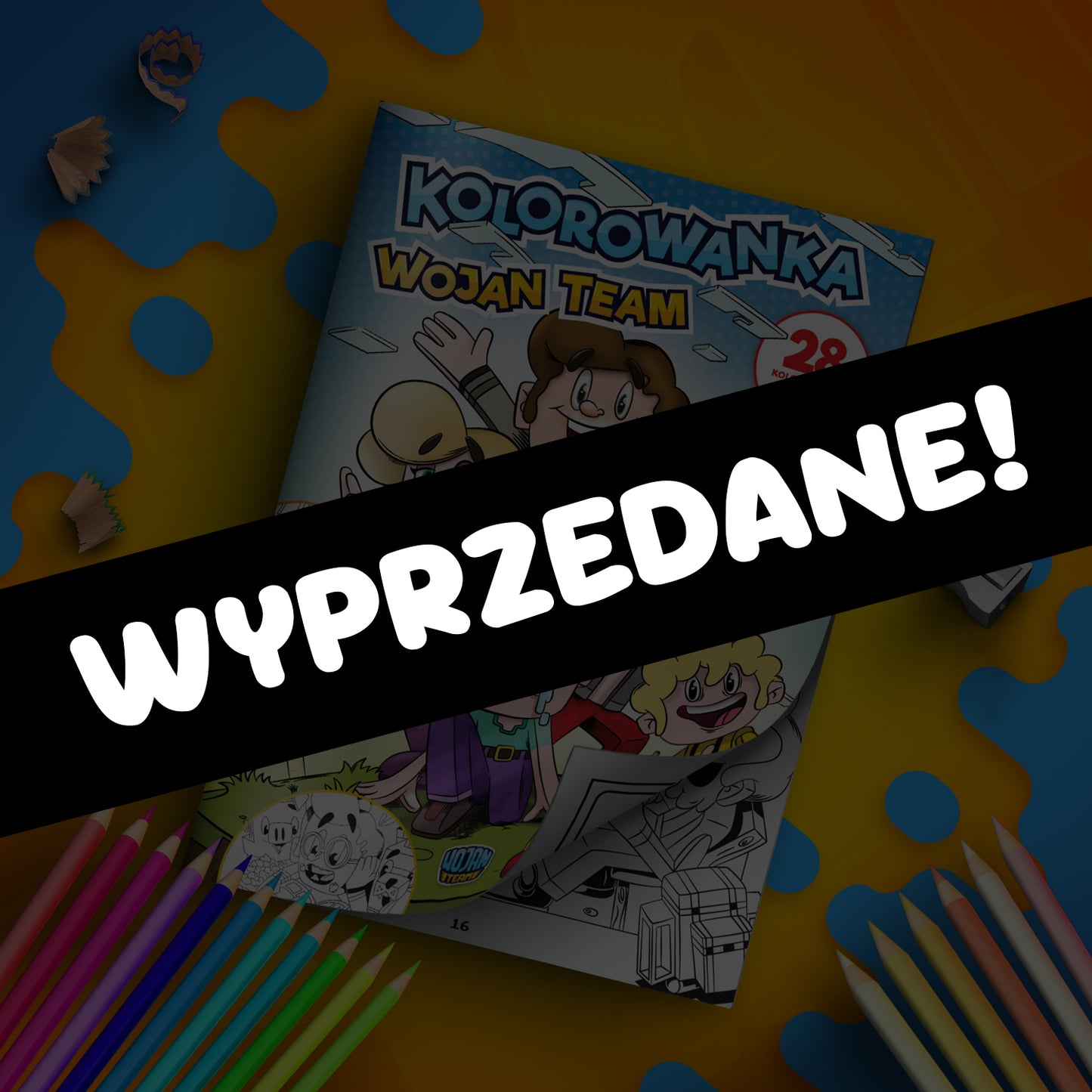 KOLOROWANKA WOJAN TEAM  - 28 STRON DO KOLOROWANIA!