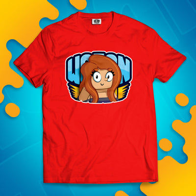 KOSZULKA KATI W LOGO WOJAN TEAM - CZERWONA