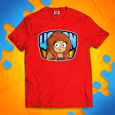 KOSZULKA KATI W LOGO WOJAN TEAM - CZERWONA