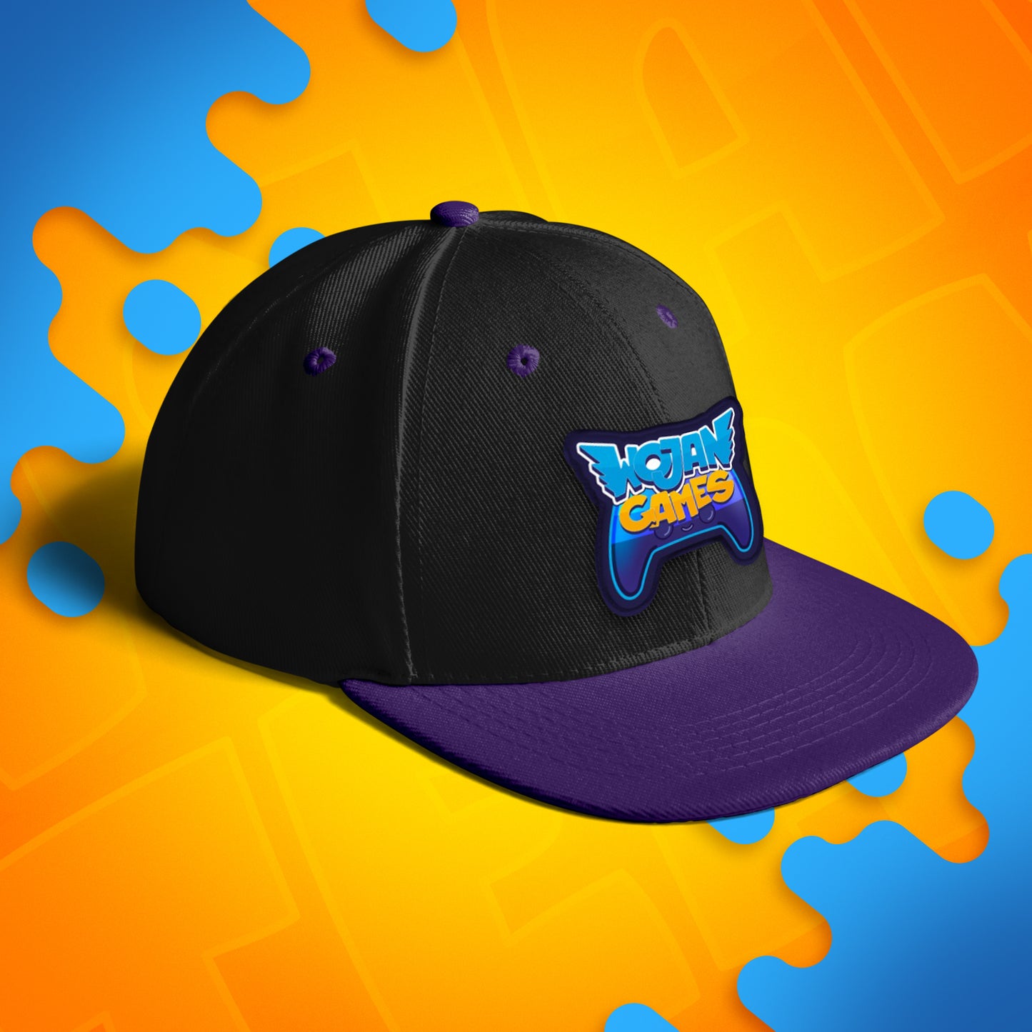 CZAPKA Z DASZKIEM SNAPBACK - WOJAN GAMES - FIOLETOWA