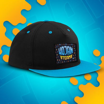CZAPKA Z DASZKIEM SNAPBACK - WOJAN TEAM NASZYWKA - NIEBIESKA