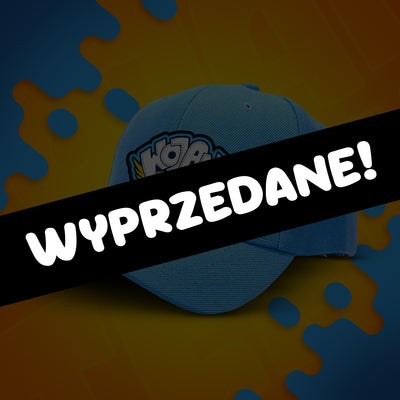 CZAPKA Z ZAGIĘTYM DASZKIEM - WOJAN TEAM - NIEBIESKA