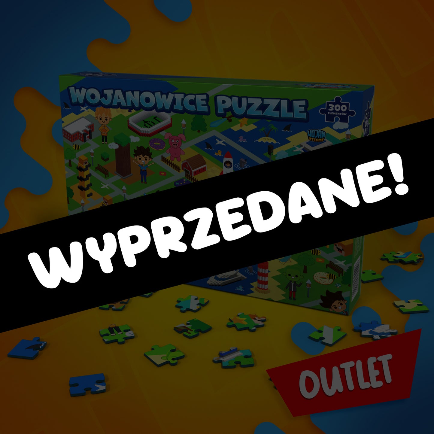 PUZZLE ŚWIAT WOJANOWIC - 300 ELEMENTÓW