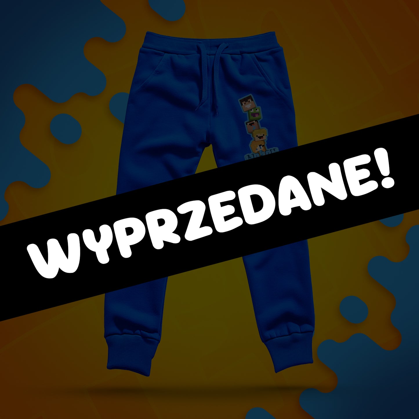 DŁUGIE SPODNIE *PREMIUM* - SKINY WOJANOWIC - NIEBIESKIE
