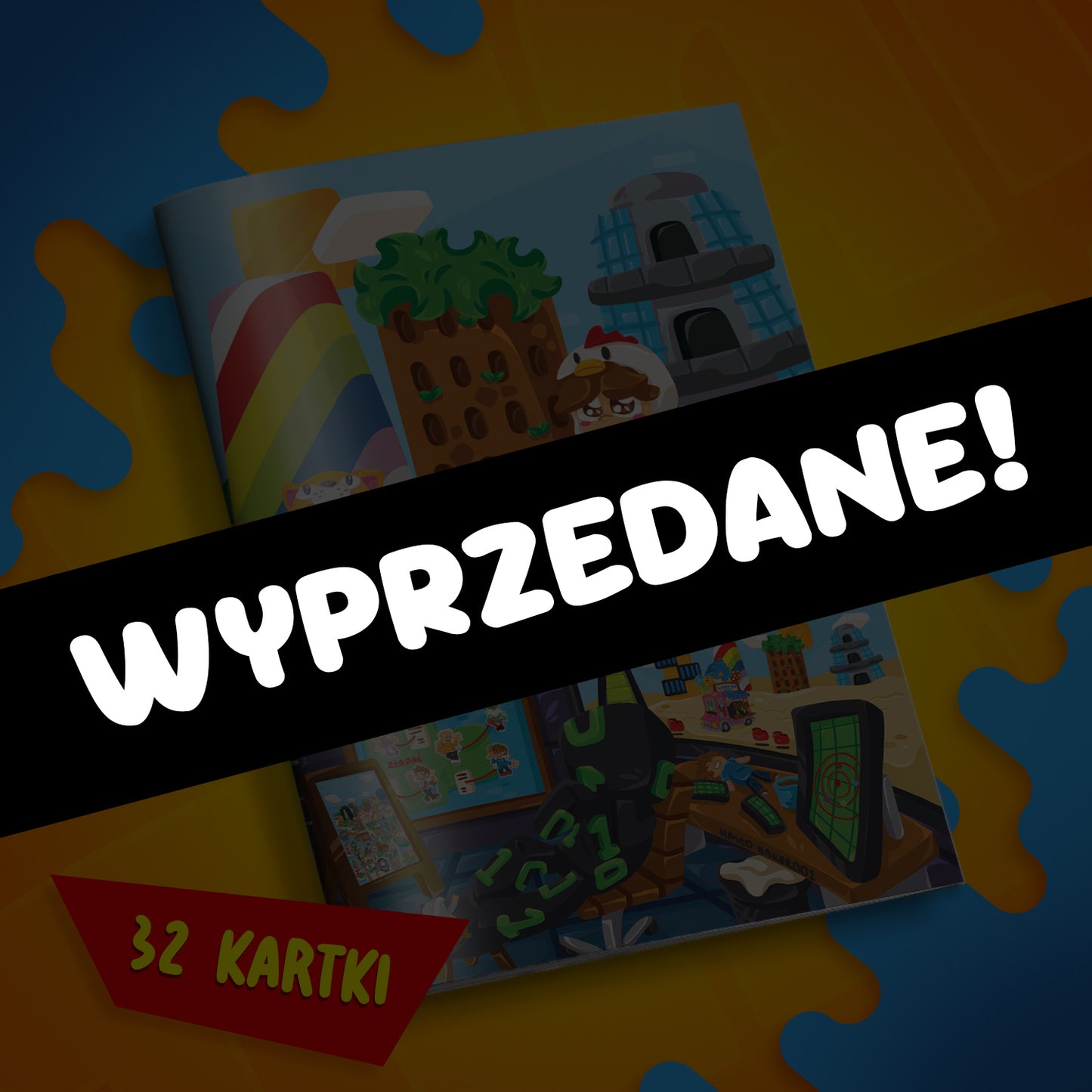 ZESZYT W KRATKĘ A5 - 32 KARTKI - WOJANOWICE W OPAŁACH - 2024