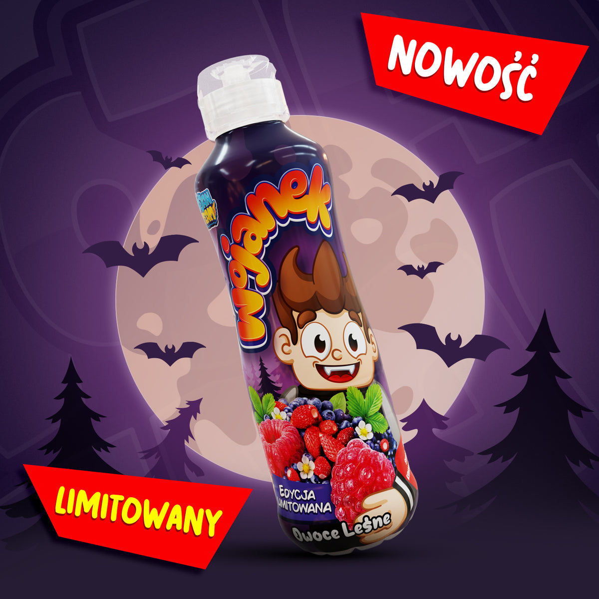 Halloweenowy Limitowany Wojanek - Owoce Leśne