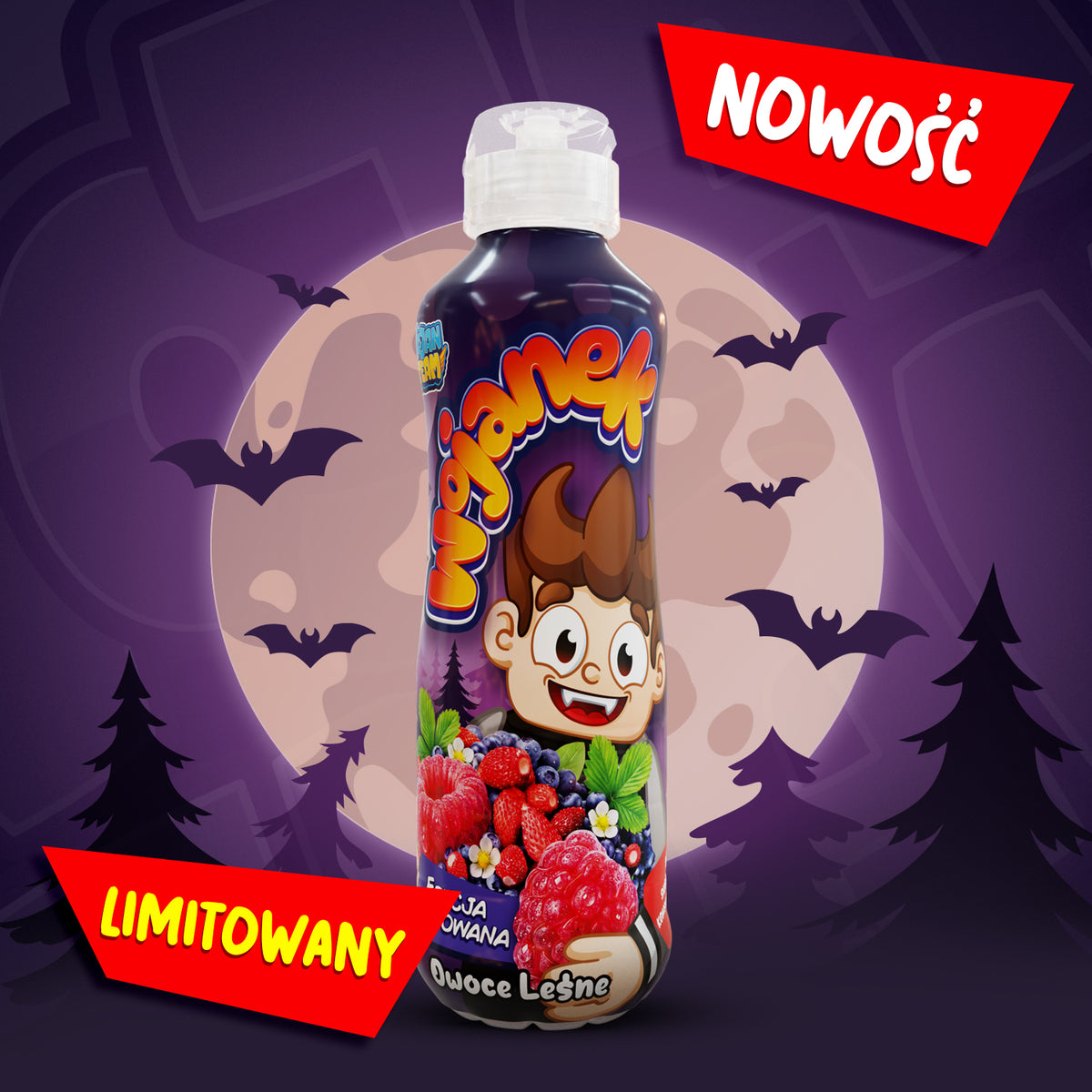 Halloweenowy Limitowany Wojanek - Owoce Leśne
