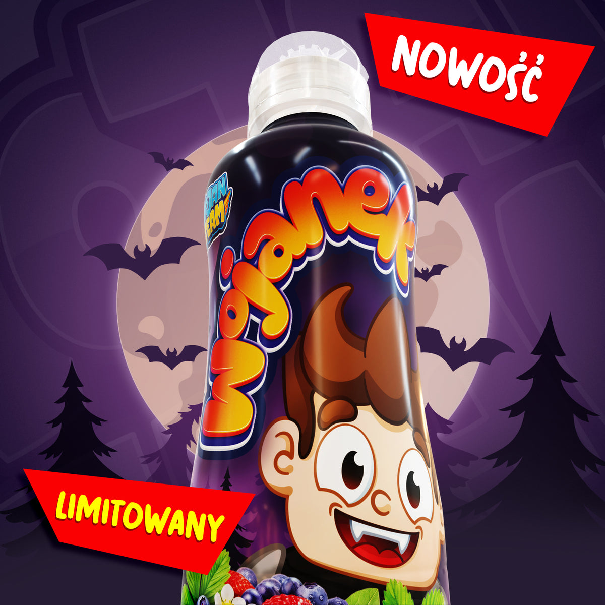 Halloweenowy Limitowany Wojanek - Owoce Leśne