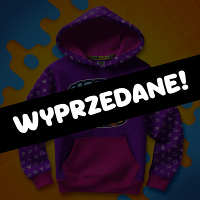 BLUZA *FULL WZÓR* KATI W LOGO - RÓŻOWA