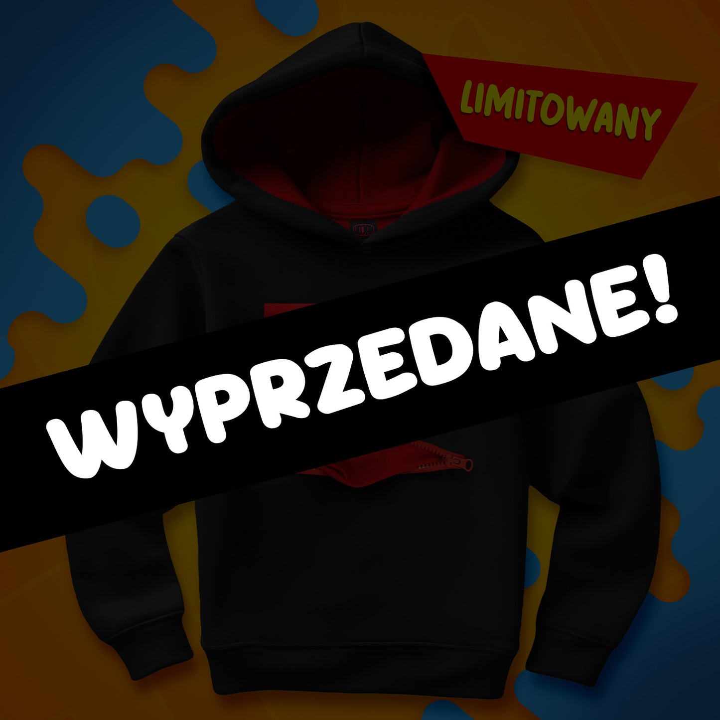 *LIMITOWANA* BLUZA "ON" - CZARNA