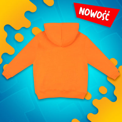 BLUZA ROZPINANA *PREMIUM* WOJANOWICE - POMARAŃCZOWA