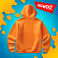 BLUZA ROZPINANA *PREMIUM* WOJANOWICE - POMARAŃCZOWA