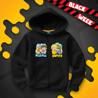 BLUZA ROZPINANA *PREMIUM* WOJANOWICE - CZARNA