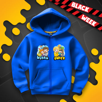 BLUZA ROZPINANA *PREMIUM* WOJANOWICE - NIEBIESKA