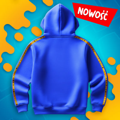 BLUZA *PREMIUM* Z PASKAMI WOJAN TEAM - NIEBIESKA