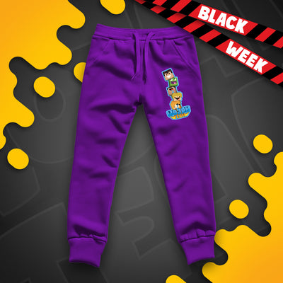 DŁUGIE SPODNIE *PREMIUM* - SKINY WOJANOWIC - FIOLETOWE