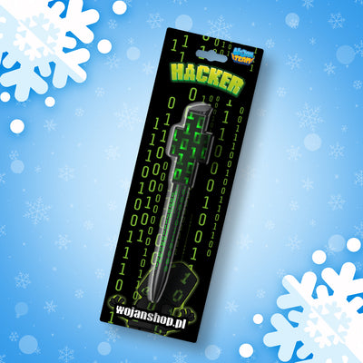 DŁUGOPIS Z KLIPSEM HACKER 2025