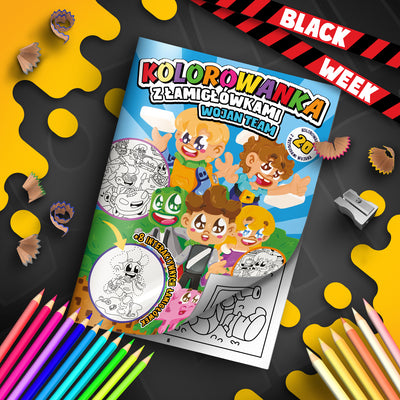 KOLOROWANKA Z ŁAMIGŁÓWKAMI WOJAN TEAM