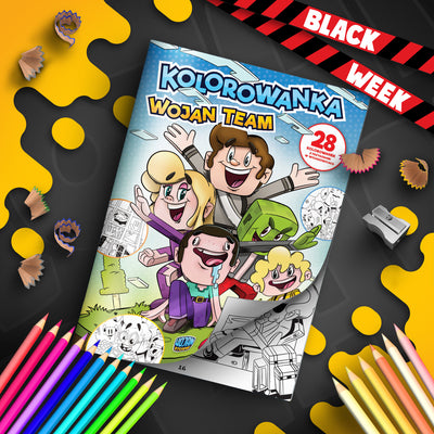 KOLOROWANKA WOJAN TEAM  - 28 STRON DO KOLOROWANIA!