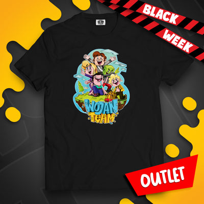 KOSZULKA EKIPA WOJAN TEAM - CZARNA