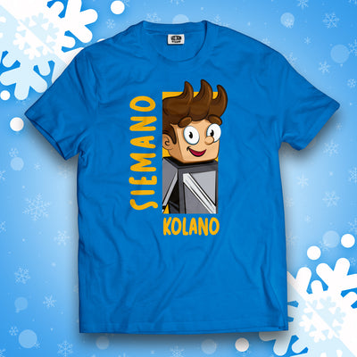 KOSZULKA SIEMANO KOLANO - NIEBIESKA