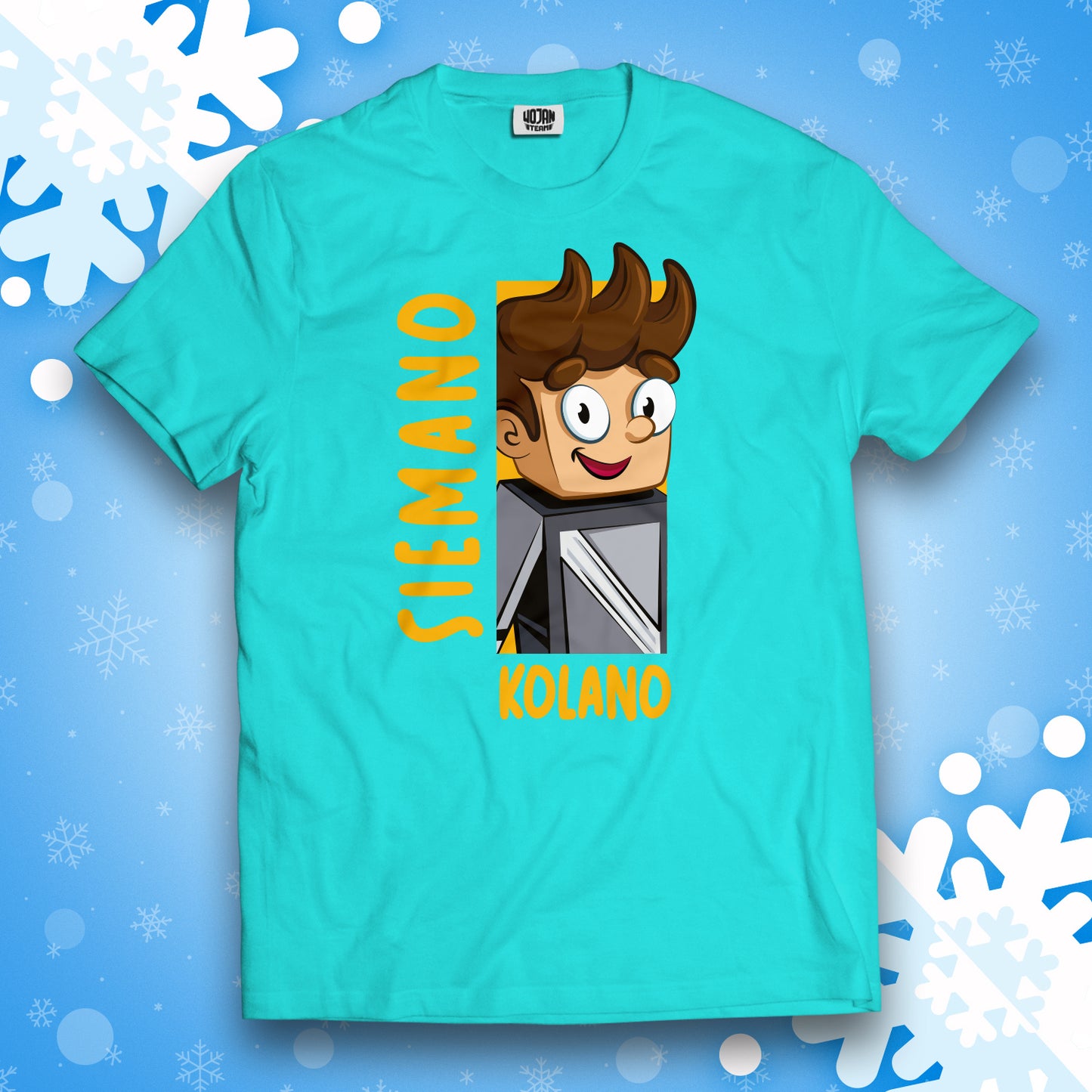 KOSZULKA SIEMANO KOLANO - TURKUSOWA