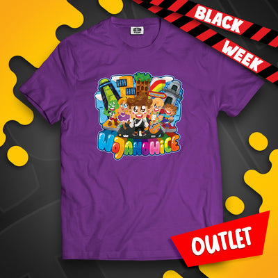 KOSZULKA MIASTO WOJANOWICE - FIOLETOWA