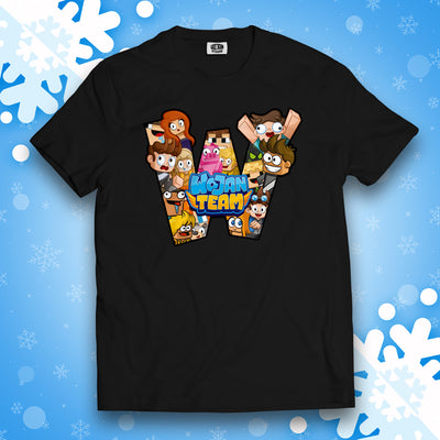 KOSZULKA "W" JAK WOJAN TEAM - CZARNA