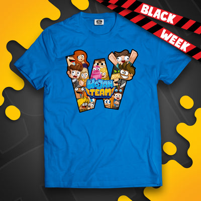 KOSZULKA "W" JAK WOJAN TEAM - NIEBIESKA