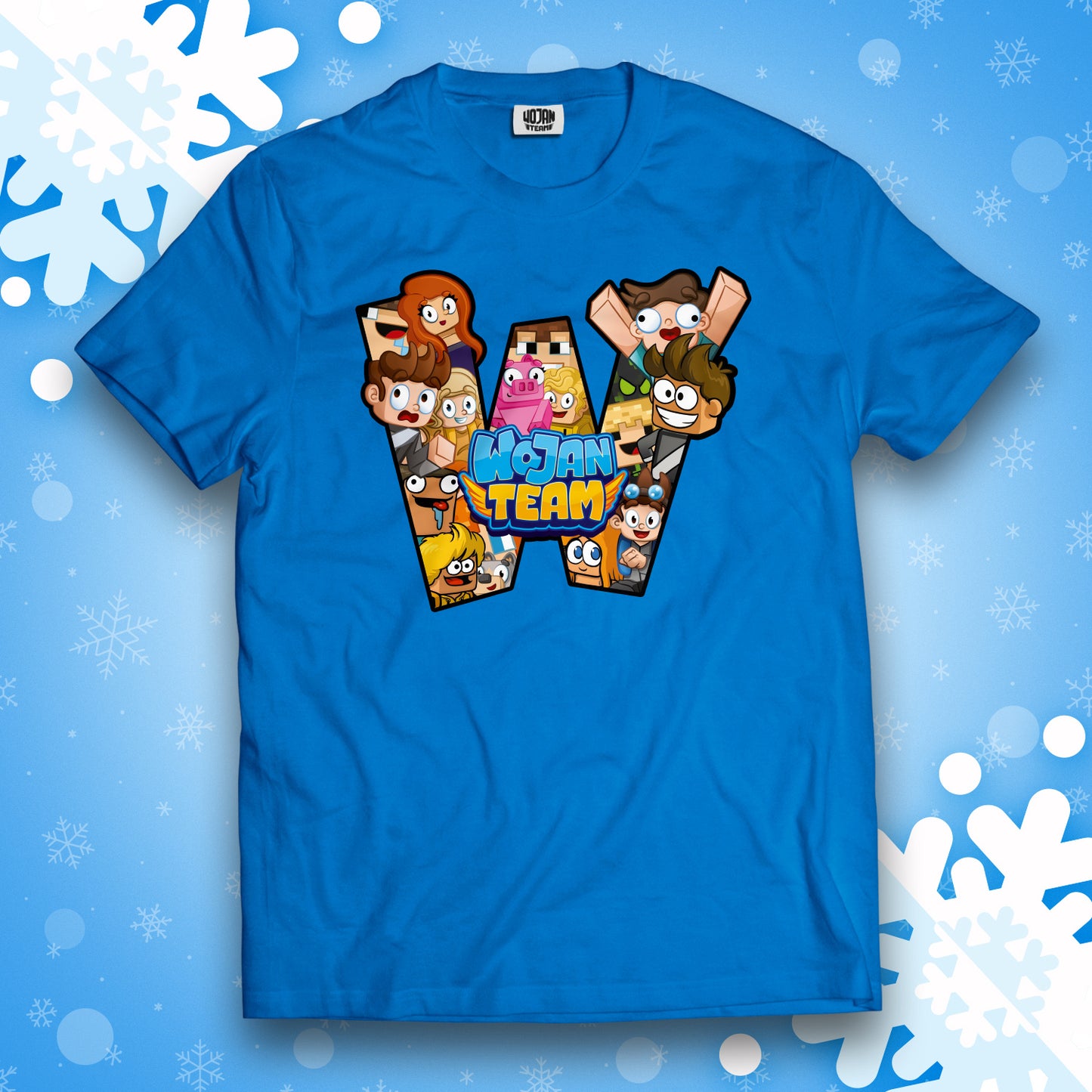 KOSZULKA "W" JAK WOJAN TEAM - NIEBIESKA