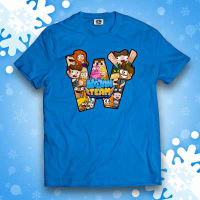 KOSZULKA "W" JAK WOJAN TEAM - NIEBIESKA