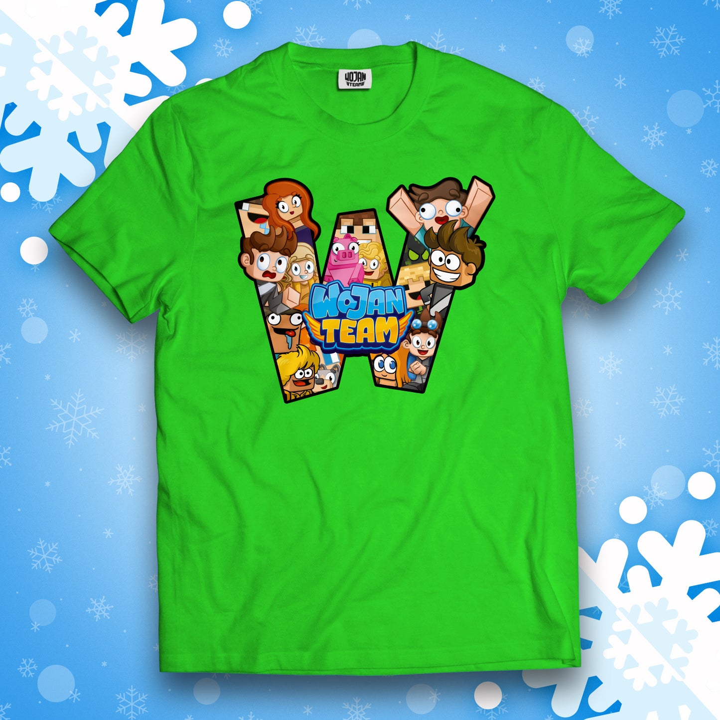 KOSZULKA "W" JAK WOJAN TEAM - ZIELONA