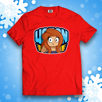 KOSZULKA KATI W LOGO WOJAN TEAM - CZERWONA