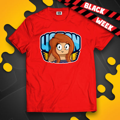 KOSZULKA KATI W LOGO WOJAN TEAM - CZERWONA