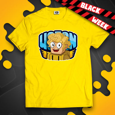 KOSZULKA PTYŚ W LOGO WOJAN TEAM - ŻÓŁTA