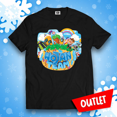 KOSZULKA PLANETA WOJANOWIC - CZARNA