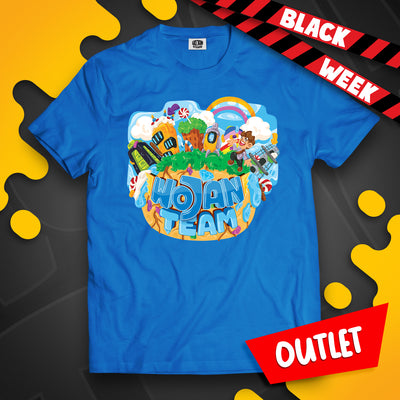 KOSZULKA PLANETA WOJANOWIC - NIEBIESKA