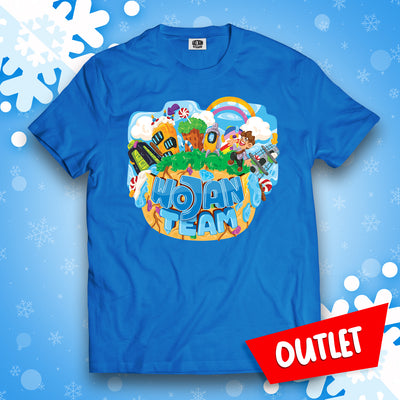 KOSZULKA PLANETA WOJANOWIC - NIEBIESKA