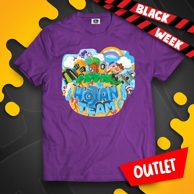 KOSZULKA PLANETA WOJANOWIC - FIOLETOWA