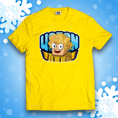 KOSZULKA PTYŚ W LOGO WOJAN TEAM - ŻÓŁTA