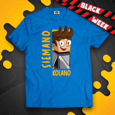 KOSZULKA SIEMANO KOLANO - NIEBIESKA