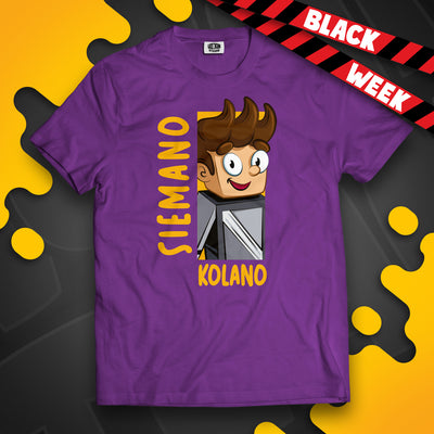 KOSZULKA SIEMANO KOLANO - FIOLETOWA