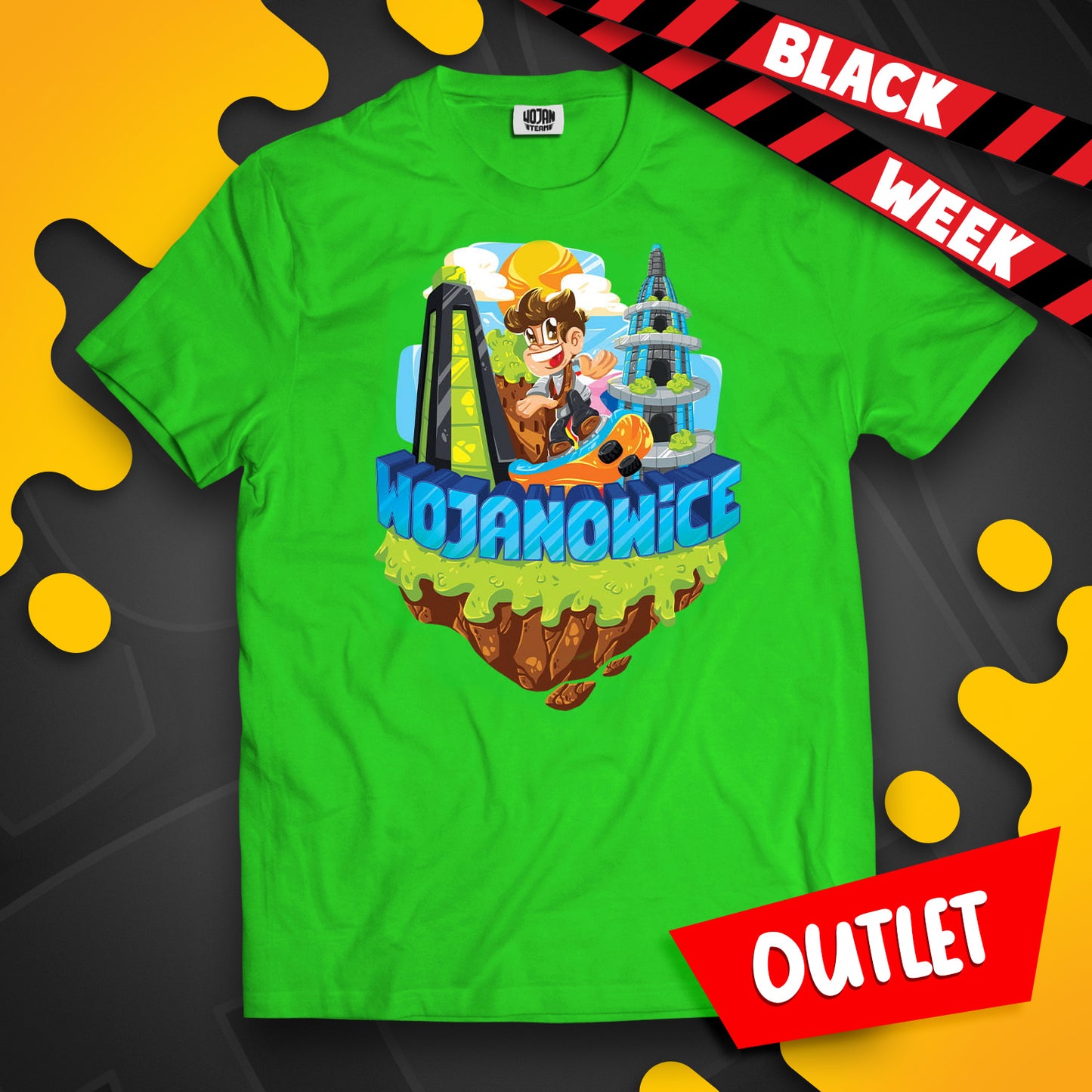 KOSZULKA WOJAN TEAM WOJANOWICE 2 - ZIELONA