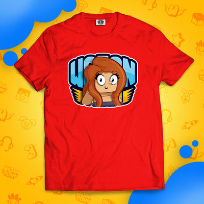 KOSZULKA KATI W LOGO WOJAN TEAM - CZERWONA