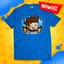 KOSZULKA WOJAN W LOGO WOJAN TEAM - NIEBIESKA