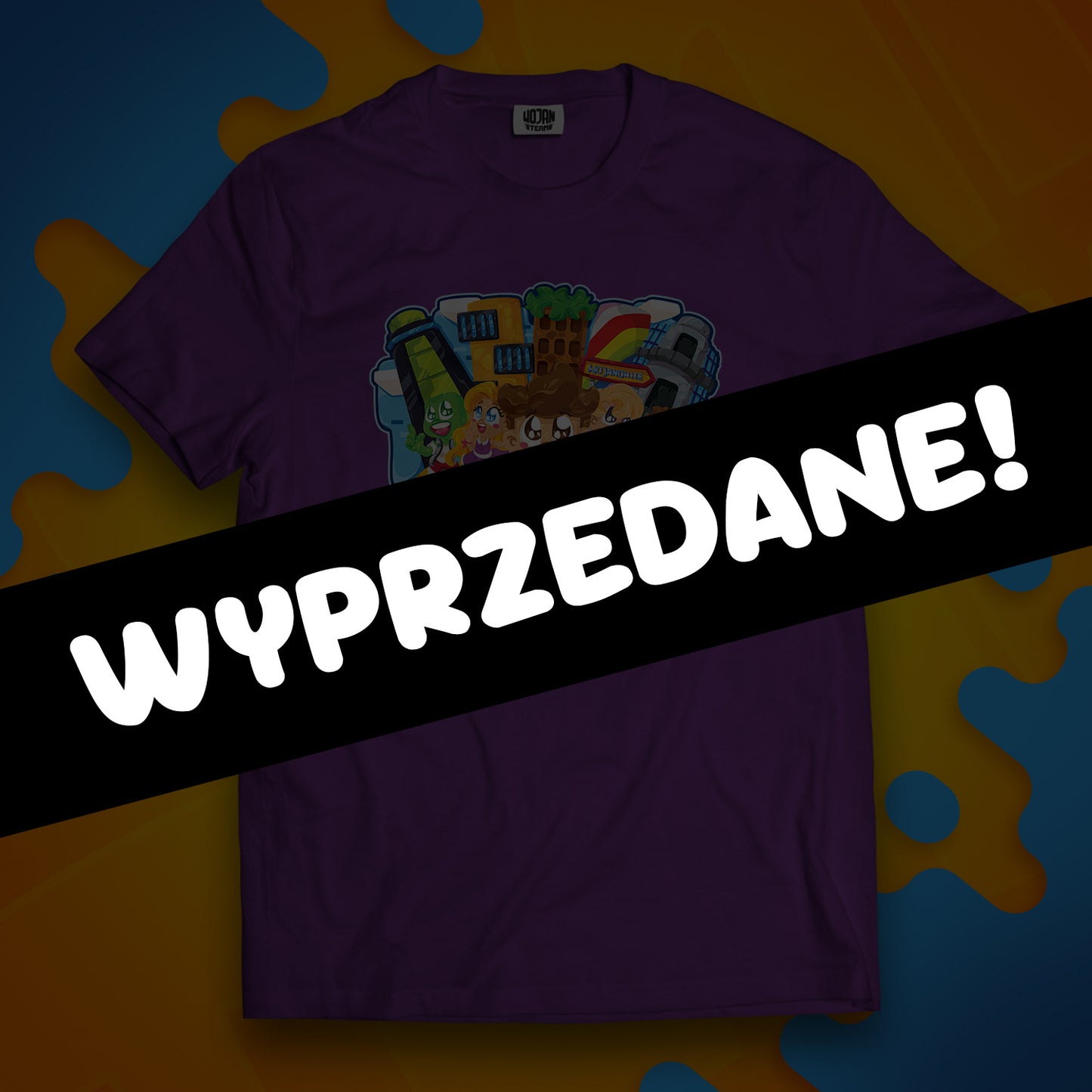 KOSZULKA MIASTO WOJANOWICE - FIOLETOWA