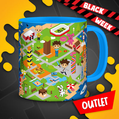 KUBEK ŚWIAT WOJANOWIC - NIEBIESKI