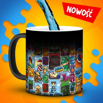 MAGICZNY KUBEK MOZAIKA WOJAN TEAM BIAŁY